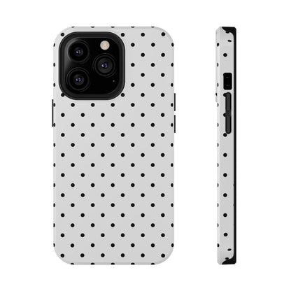 Black Mini Dots iPhone Case