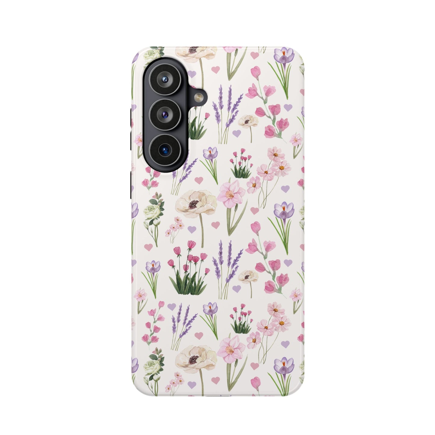 Vintage Purple Floral Samsung Case