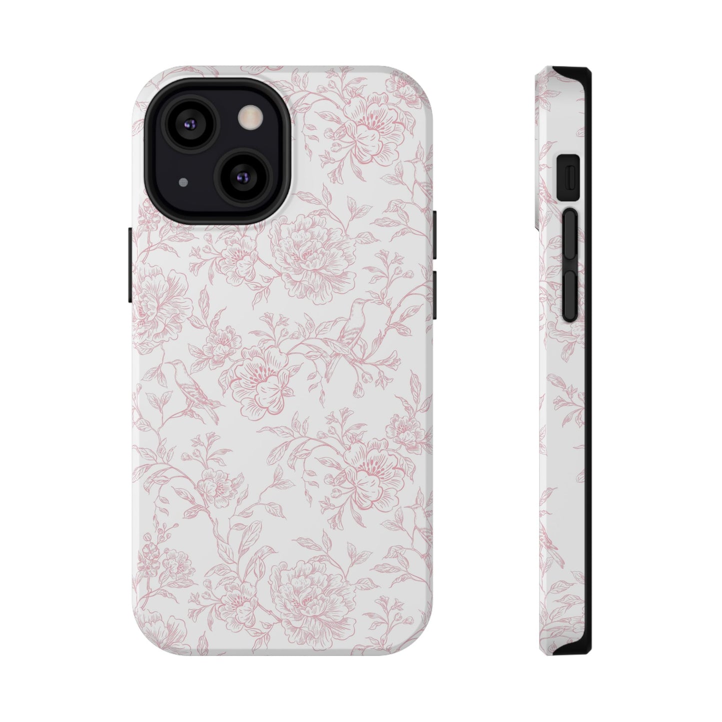French Rosy Toile iPhone Case