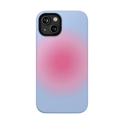 Pink & Blue Aura iPhone Case