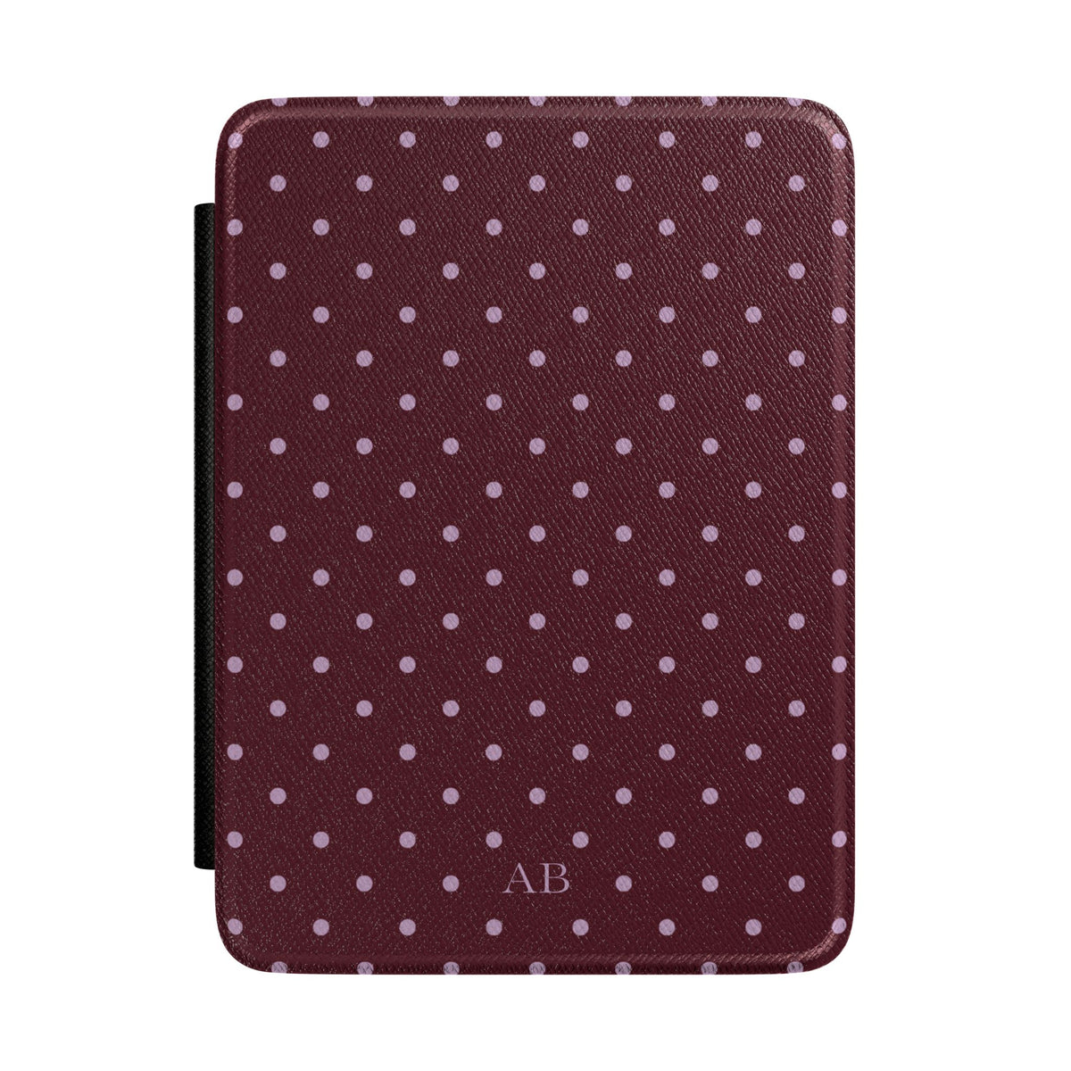 Custom Burgundy & Violet Mini Dots Kindle Case