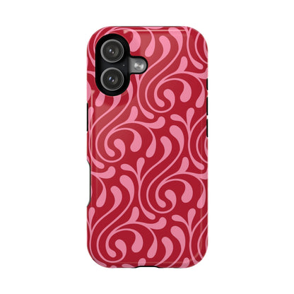 Cherry Paisley iPhone Case