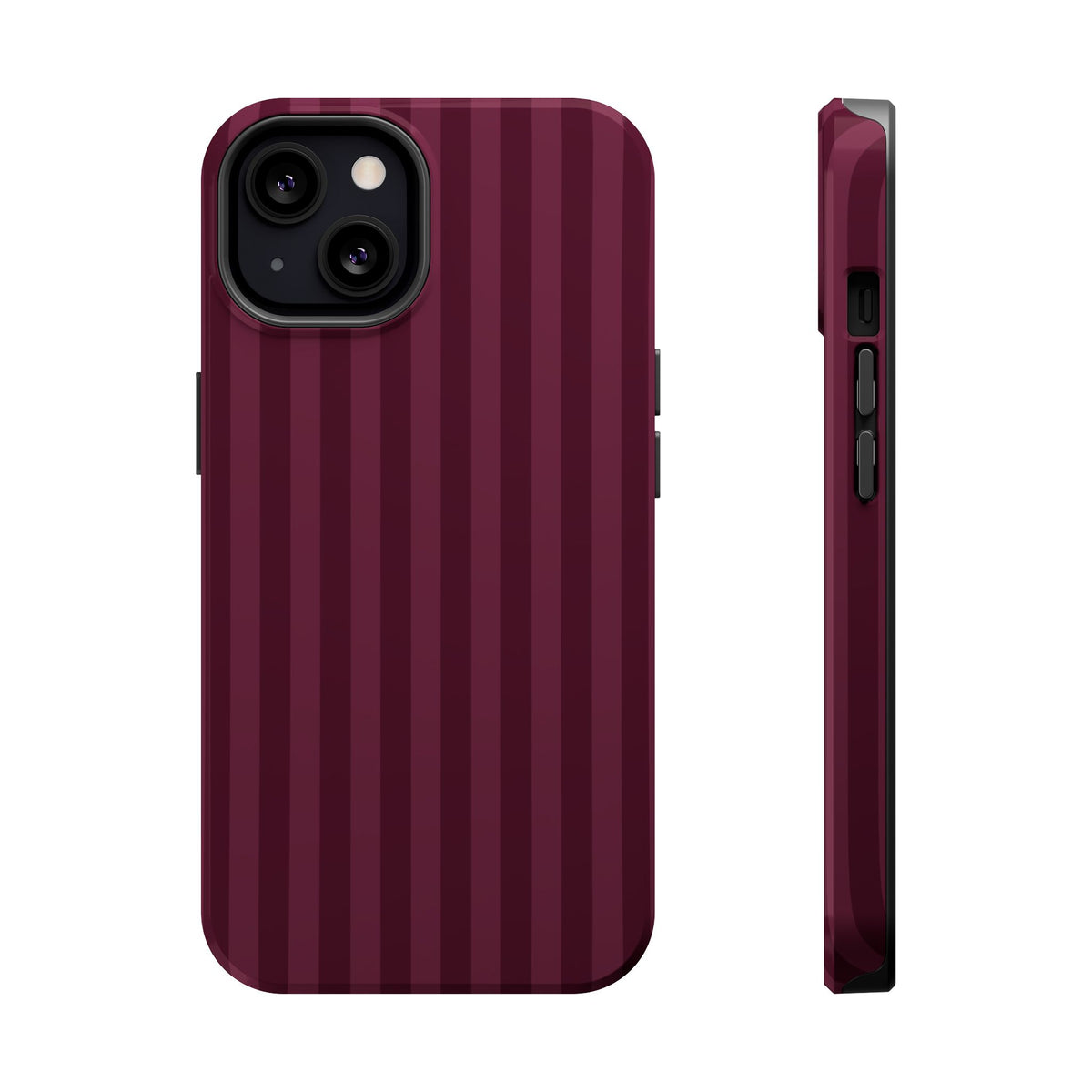 Plum Stripes iPhone Case