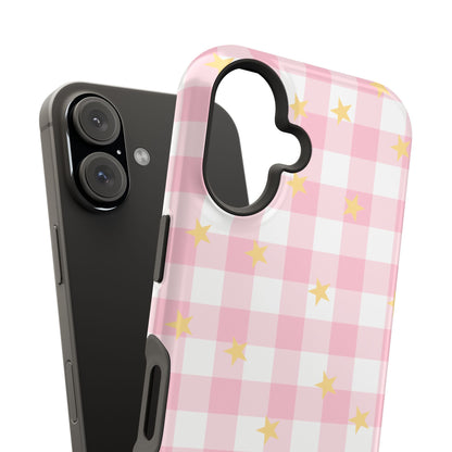 Pink Lemonade Gingham iPhone Case