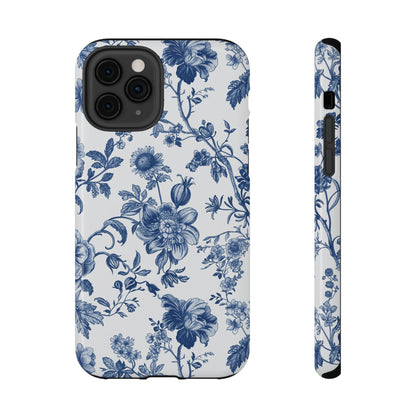 French Navy Toile iPhone Case