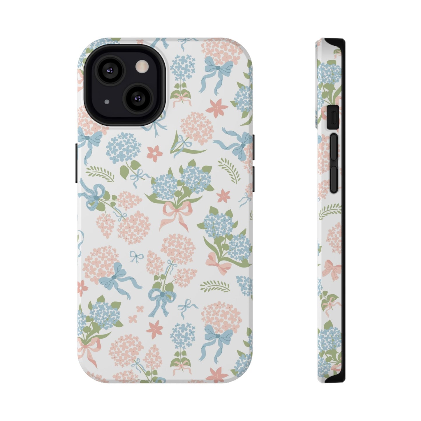 Hydrangea Bows iPhone Case