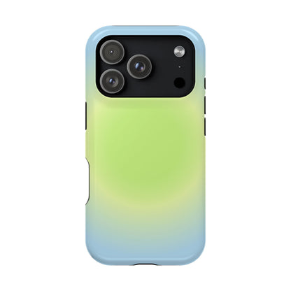 Green & Blue Aura iPhone Case