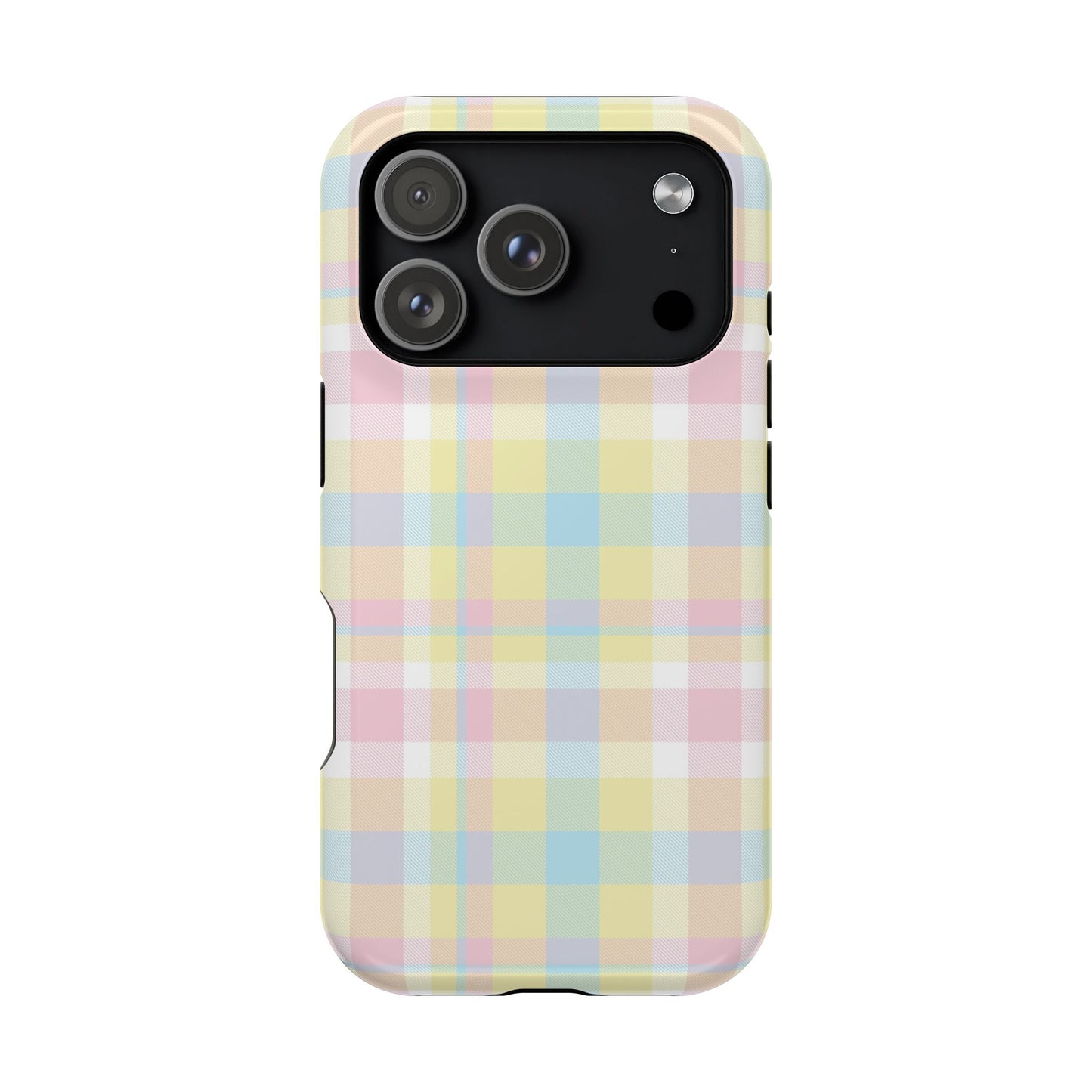 Buttercream Plaid iPhone Case