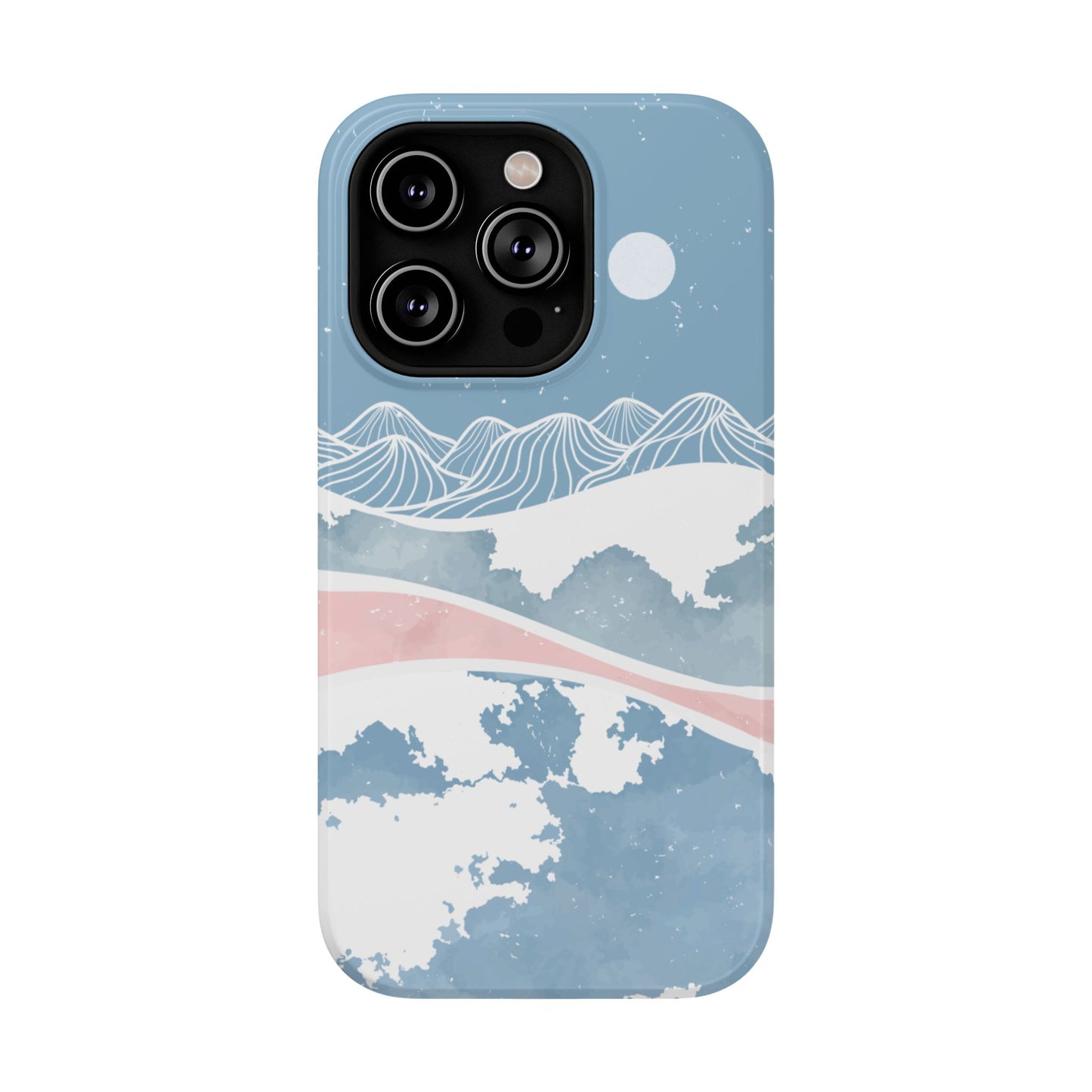Blue Winter Night iPhone Case
