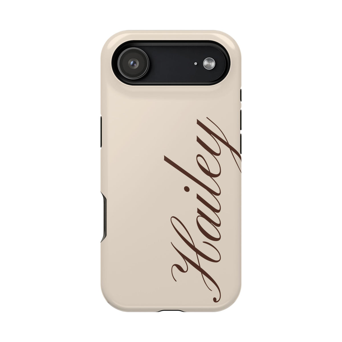 Custom Beige iPhone Case