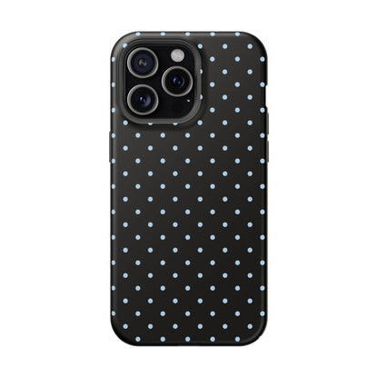 Blue Velvet Mini Dots iPhone Case