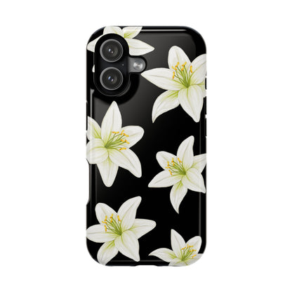 Black Tiger Lily iPhone Case