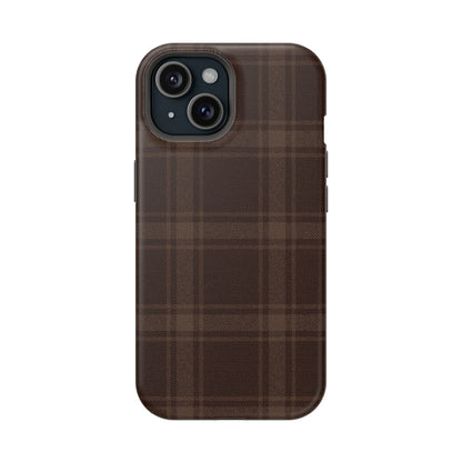 Cocoa Plaid iPhone Case