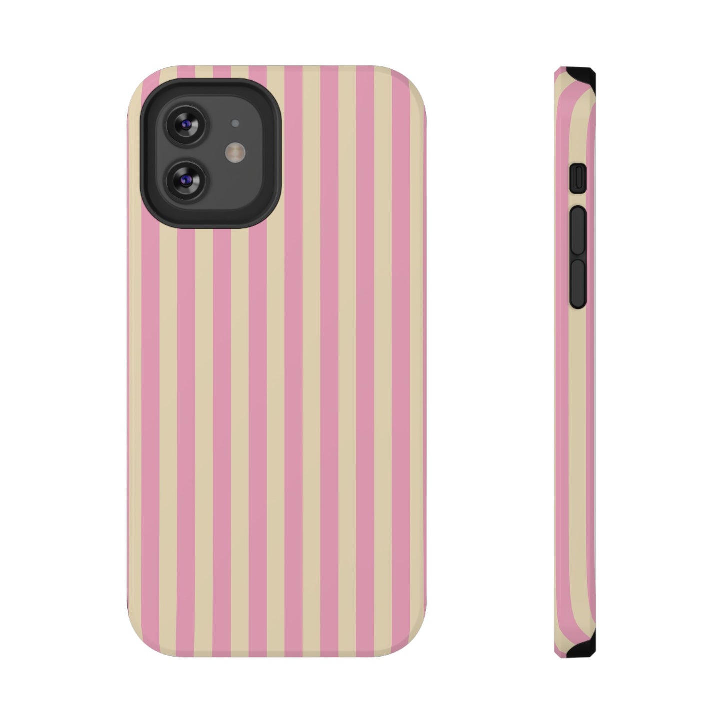 Lemon Sugar Stripes iPhone Case