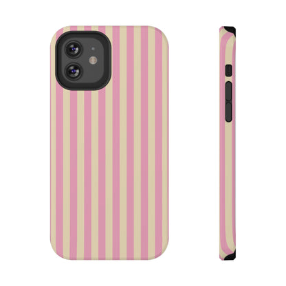 Lemon Sugar Stripes iPhone Case