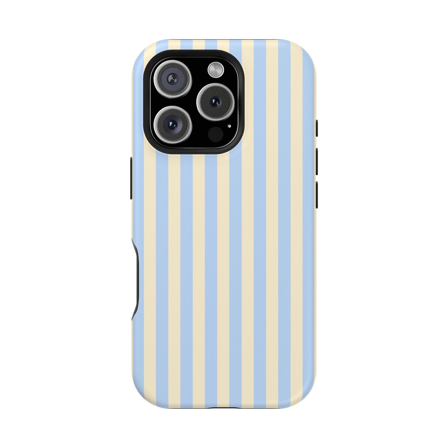 Lemon Sky Stripes iPhone Case