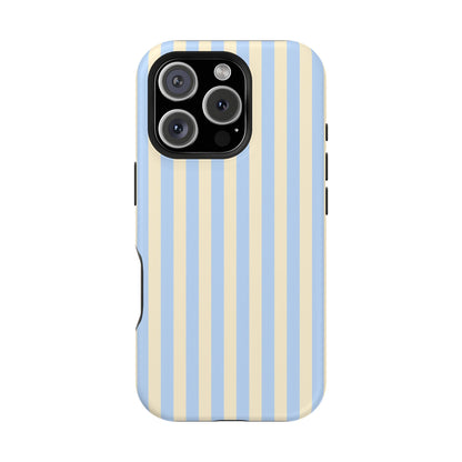 Lemon Sky Stripes iPhone Case