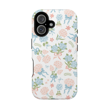 Hydrangea Bows iPhone Case