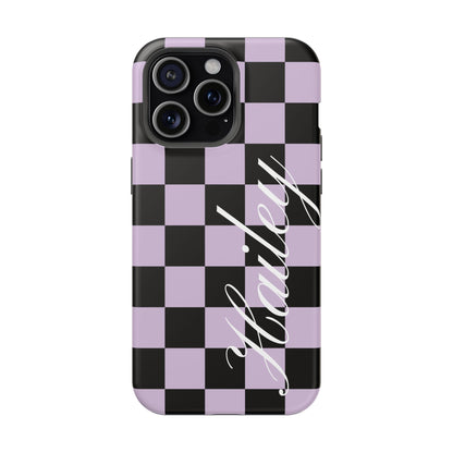 Custom Witchy Checkered iPhone Case