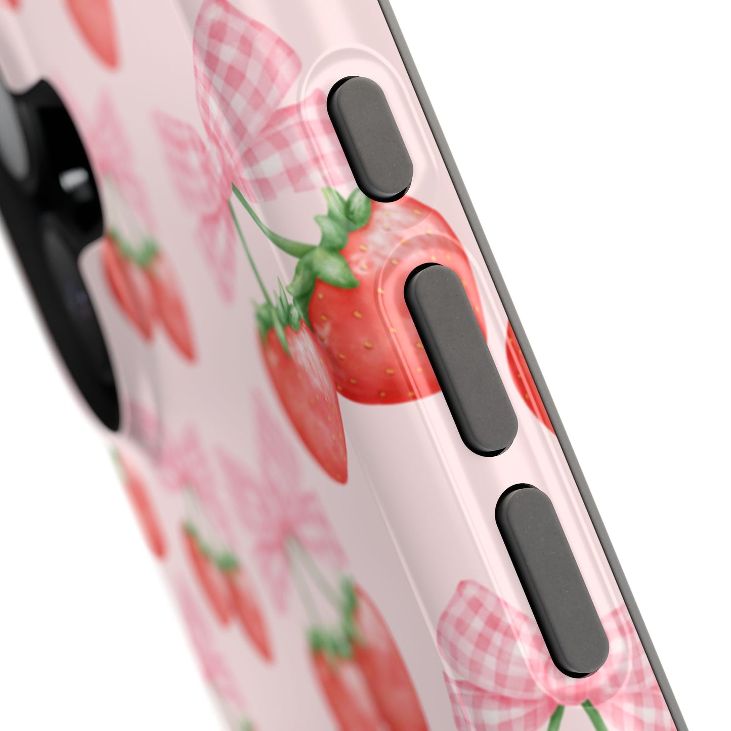 Strawberry Bows iPhone Case
