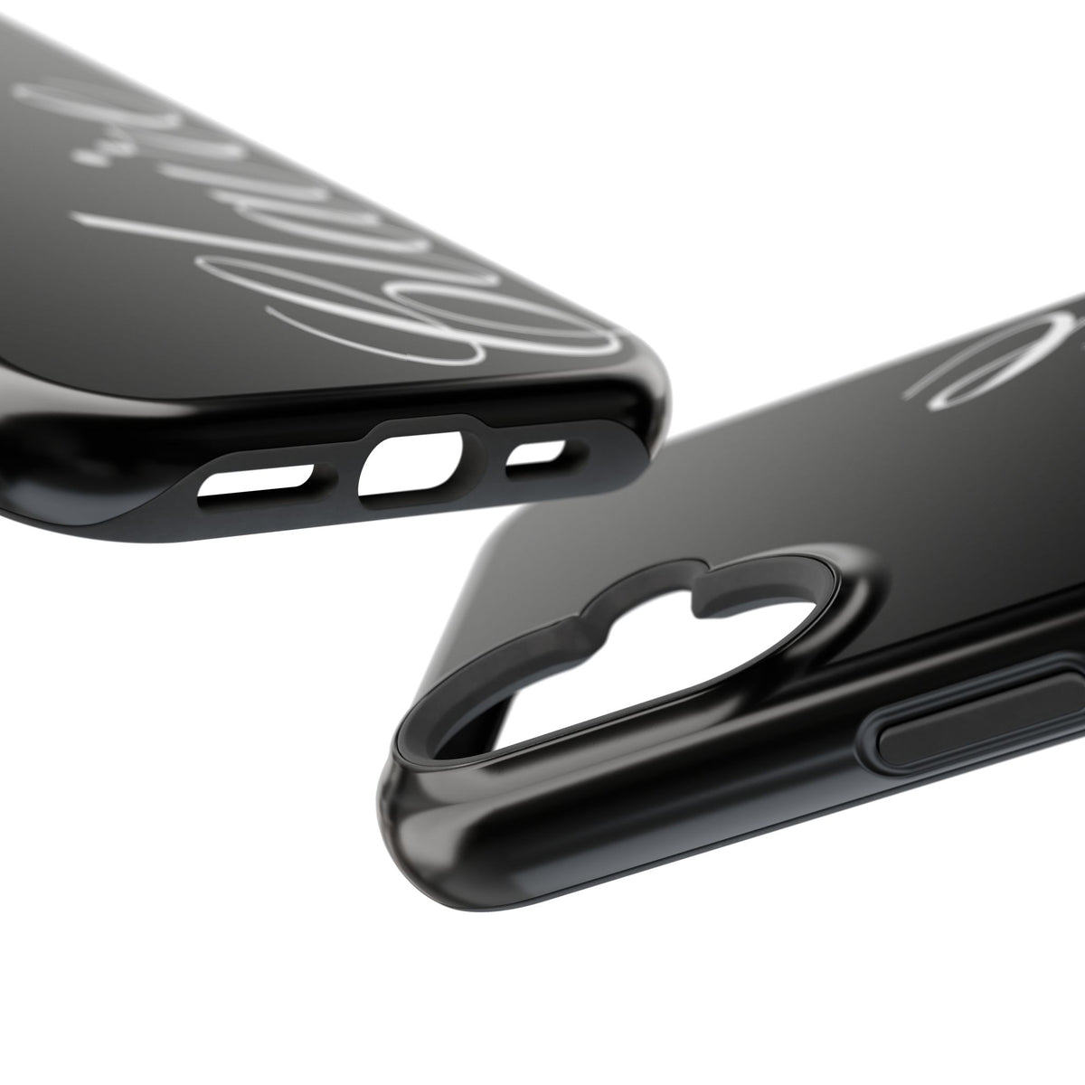Custom Black iPhone Case