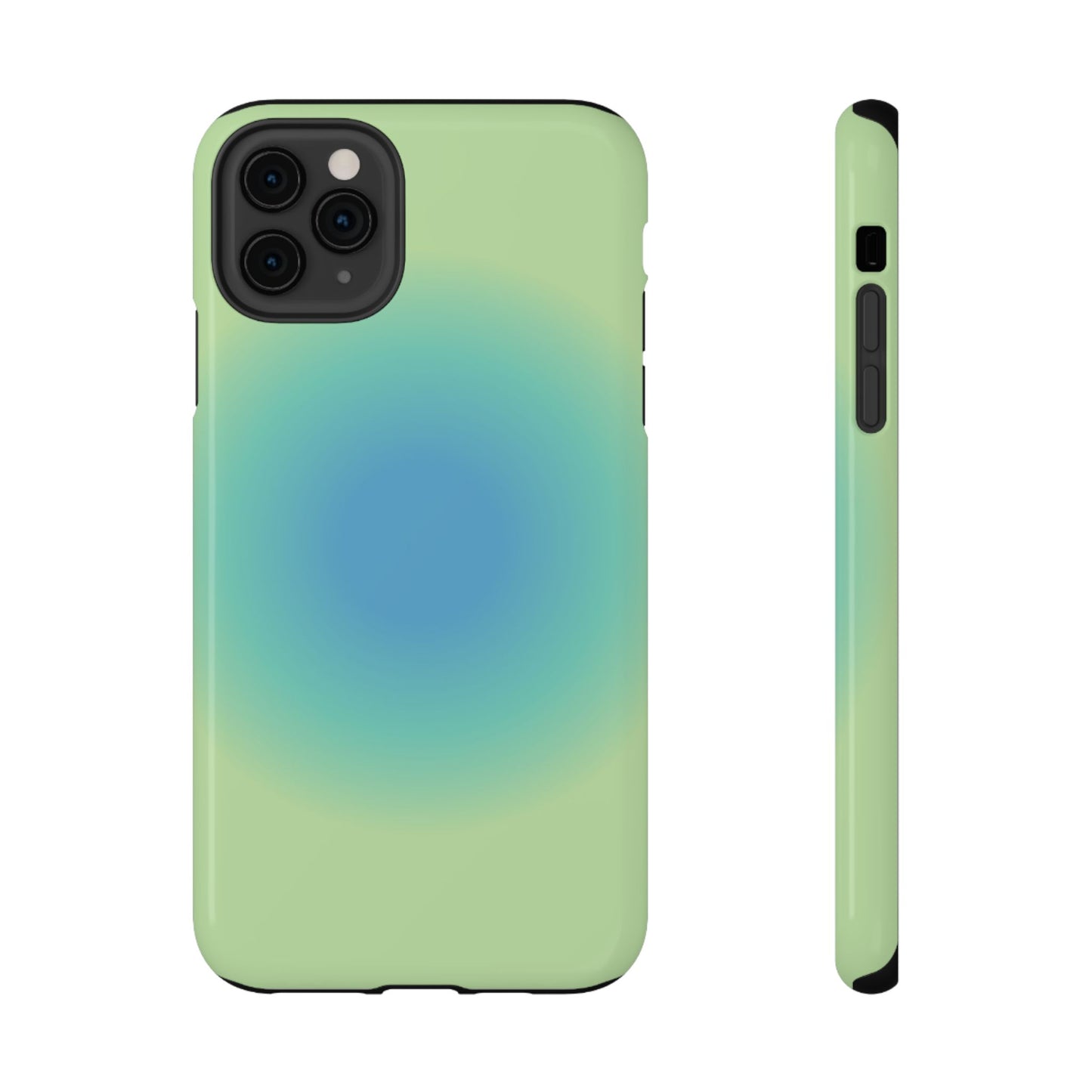 Blue & Green Aura iPhone Case