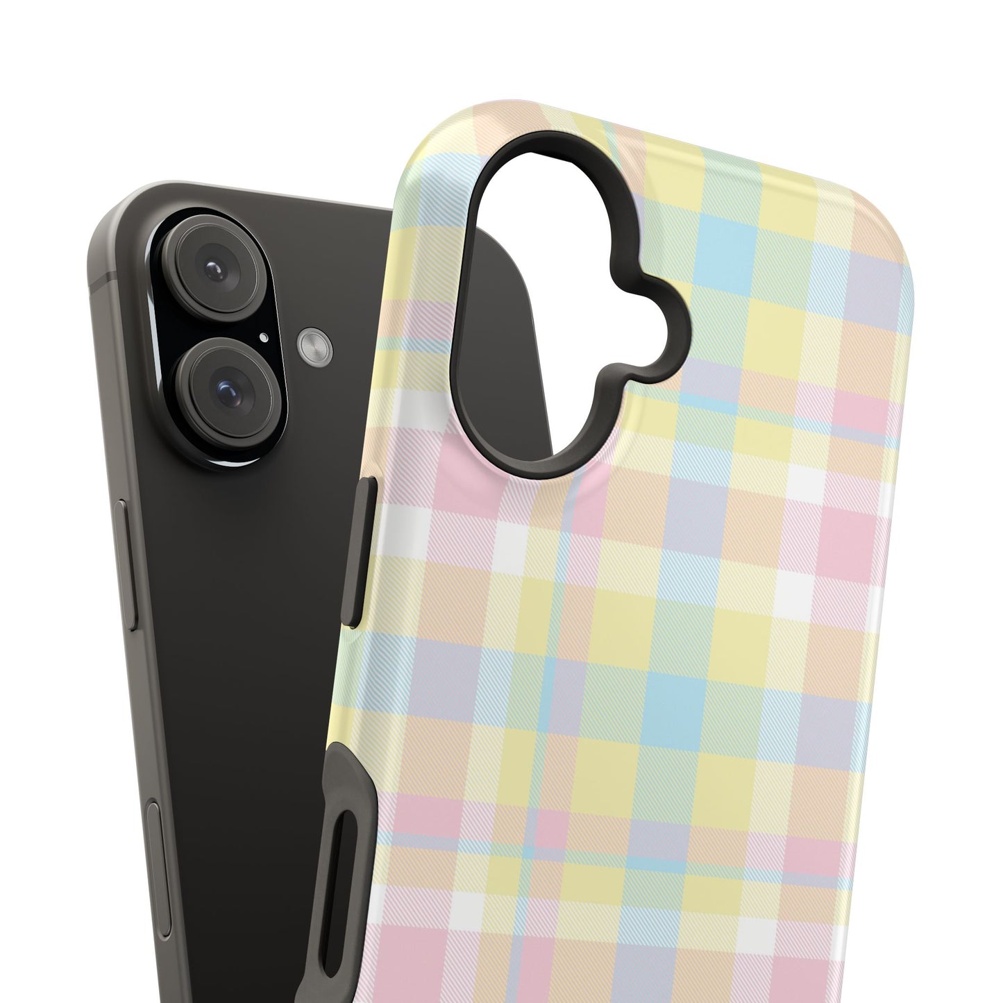 Buttercream Plaid iPhone Case