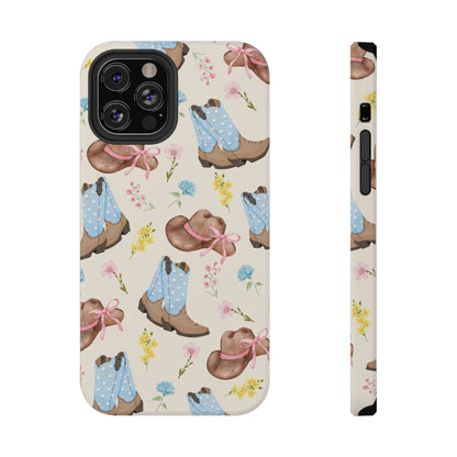 Floral Cowgirl iPhone Case