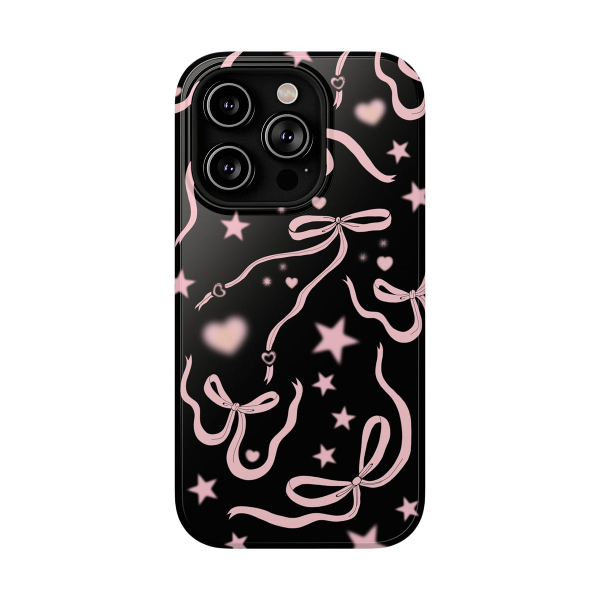 Black Cosmic Bows iPhone Case from Stella Cases