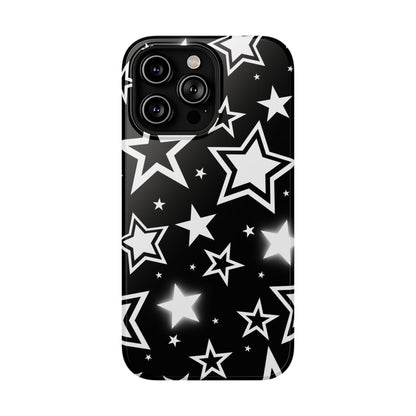 Black Stardust iPhone Case