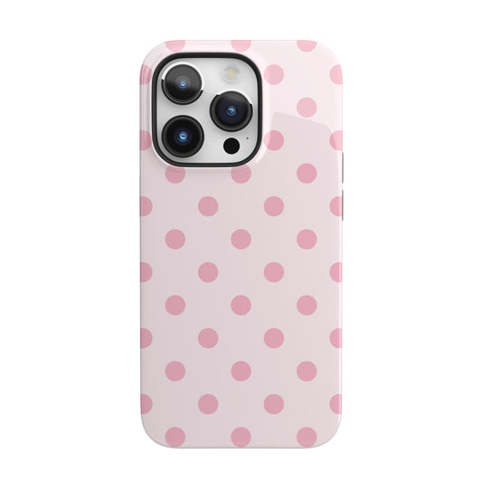 Pink Sprinkles Polka Dots iPhone Case