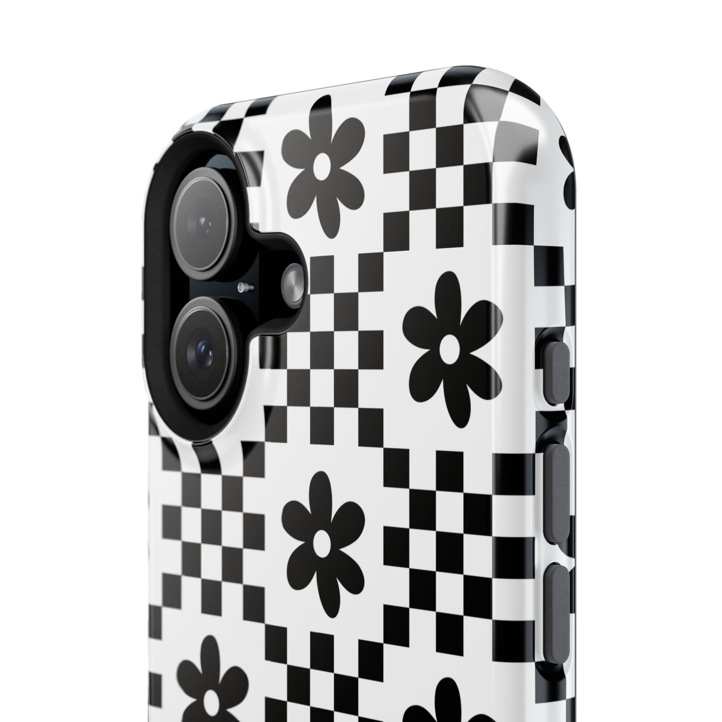 Monochrome Daisy iPhone Case