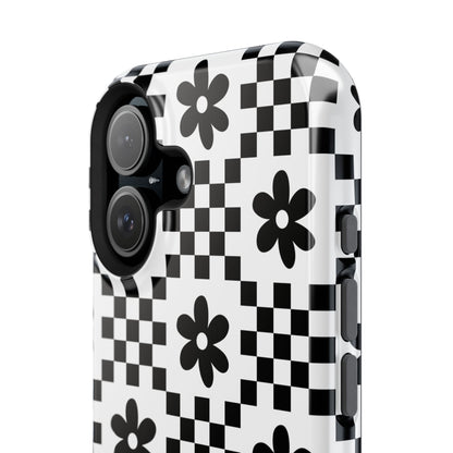 Monochrome Daisy iPhone Case