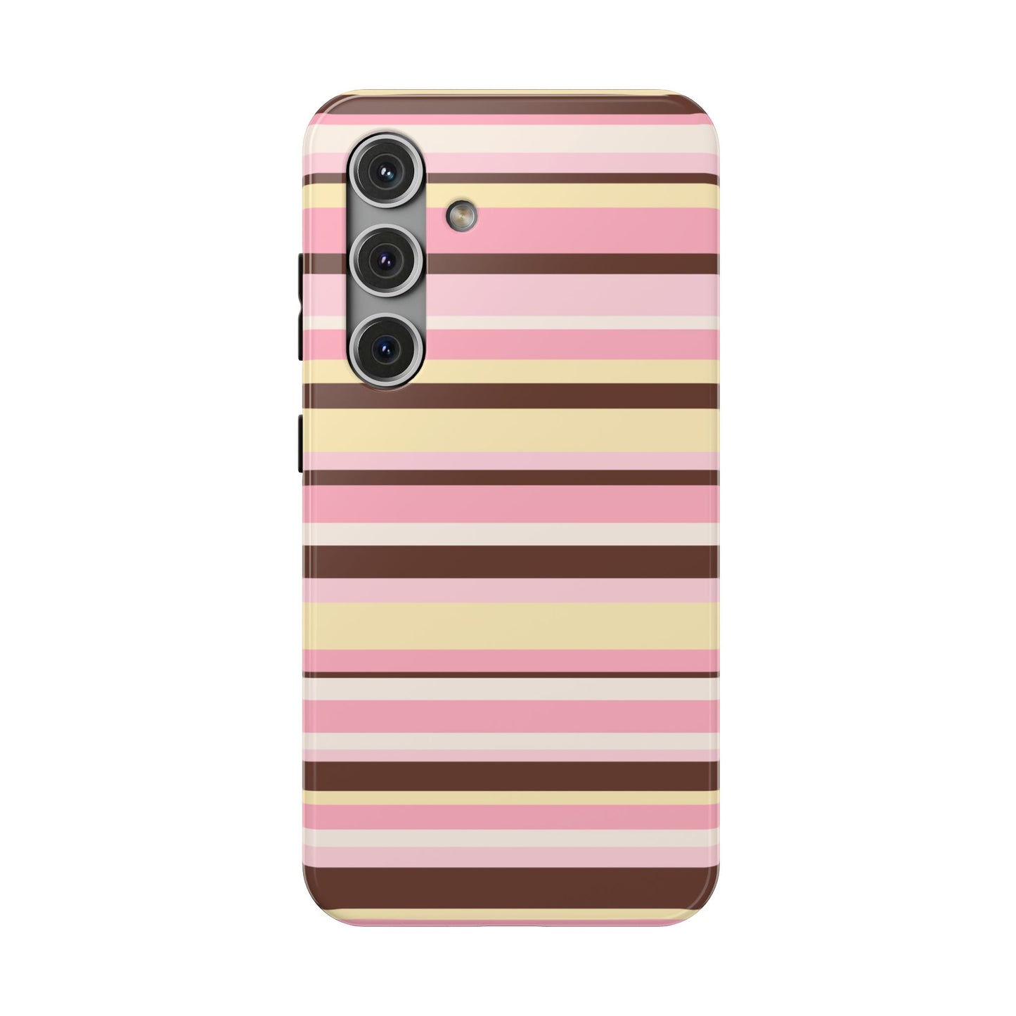 Sunday Latte Stripes Samsung Case