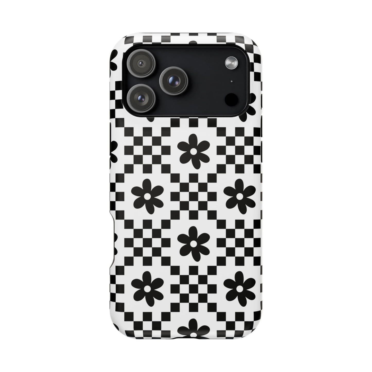 Monochrome Daisy iPhone Case