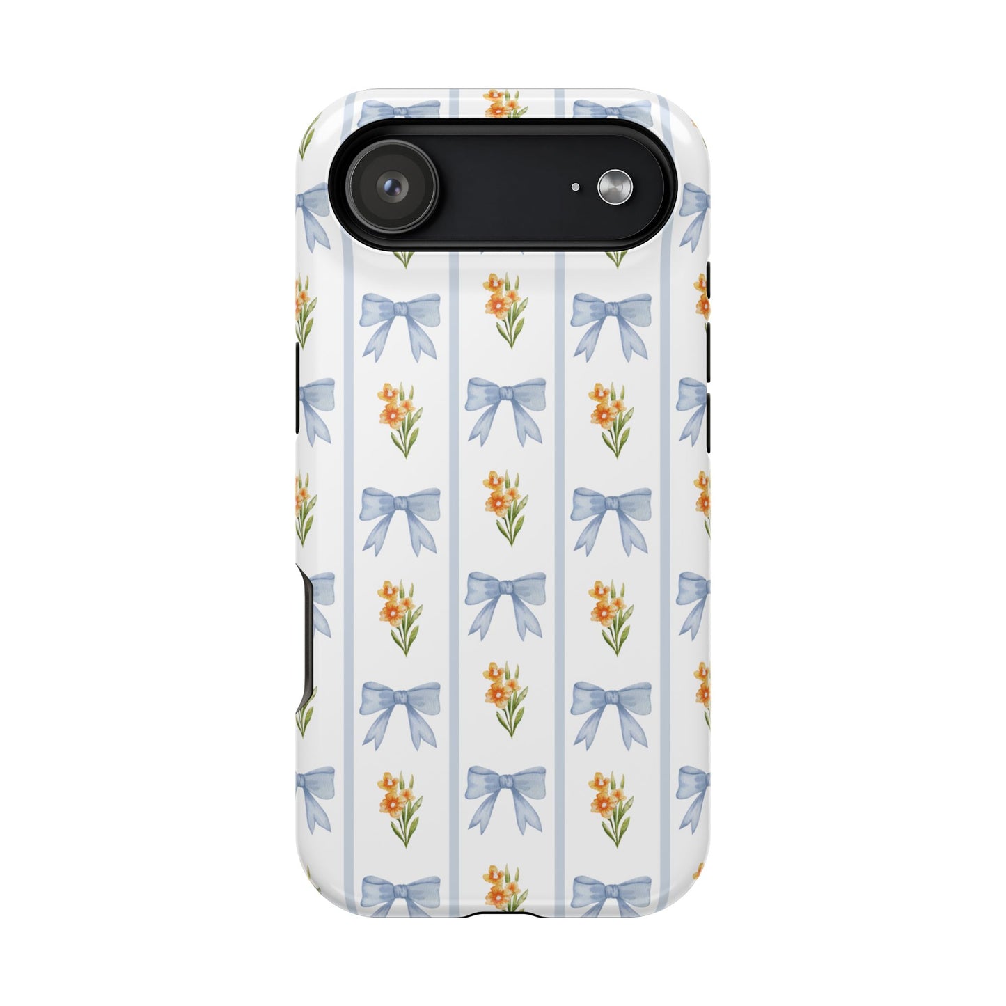 Blue Bows iPhone Case