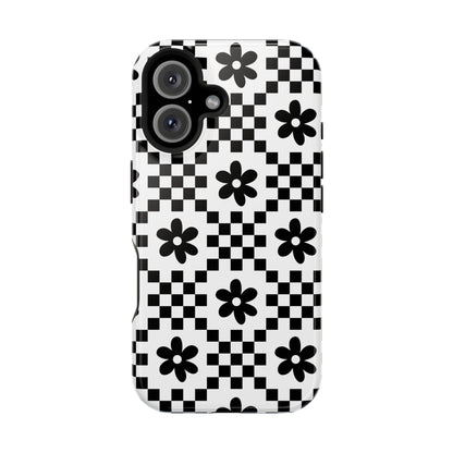 Monochrome Daisy iPhone Case