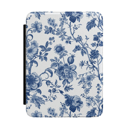 French Navy Toile Kindle Case