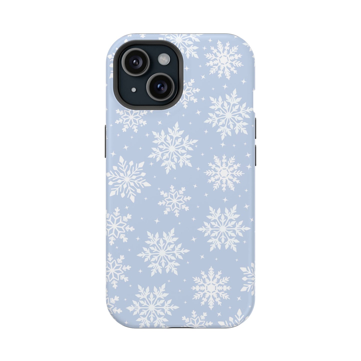 Blue Snowflakes iPhone Case