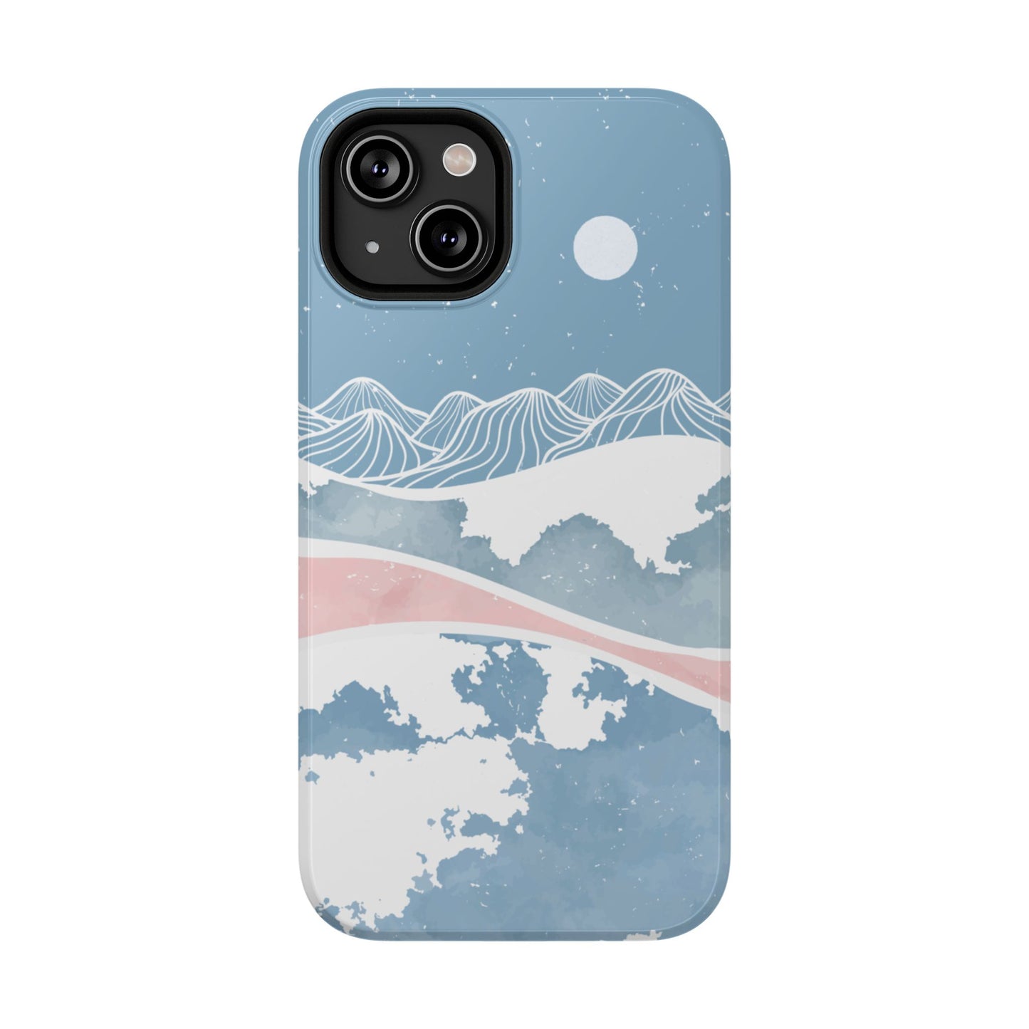 Blue Winter Night iPhone Case