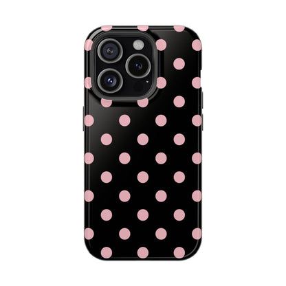 Sweet Midnight Polka Dots iPhone Case
