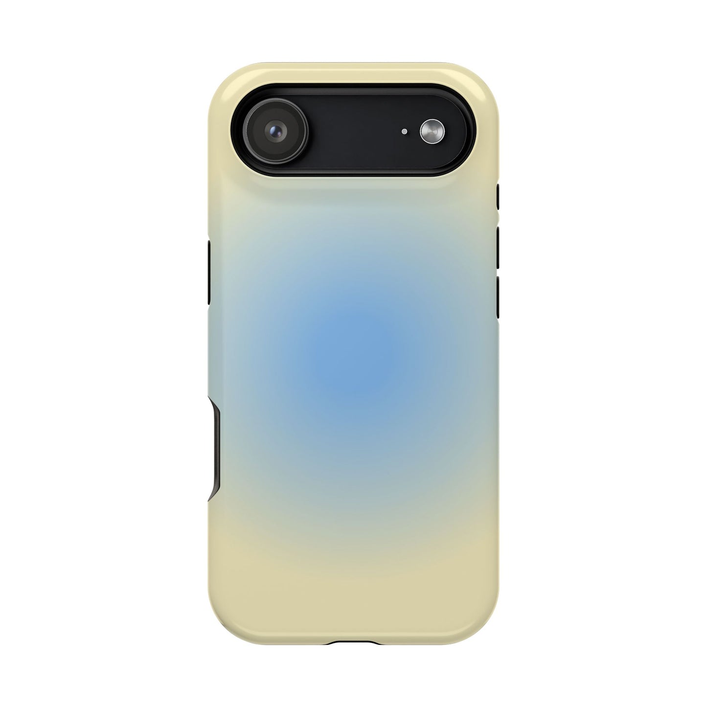 Blue & Yellow Aura iPhone Case