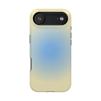 Blue & Yellow Aura iPhone Case