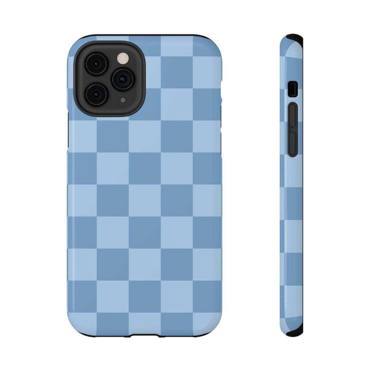 Blue Candy Checkered iPhone Case