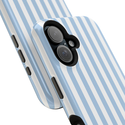 Blue Picnic Stripes iPhone Case