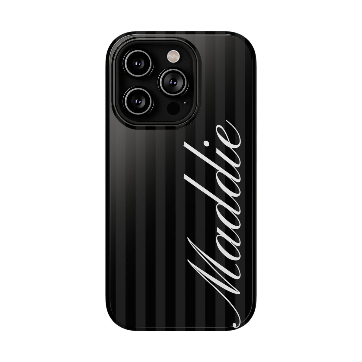 Custom Black Stripes iPhone Case