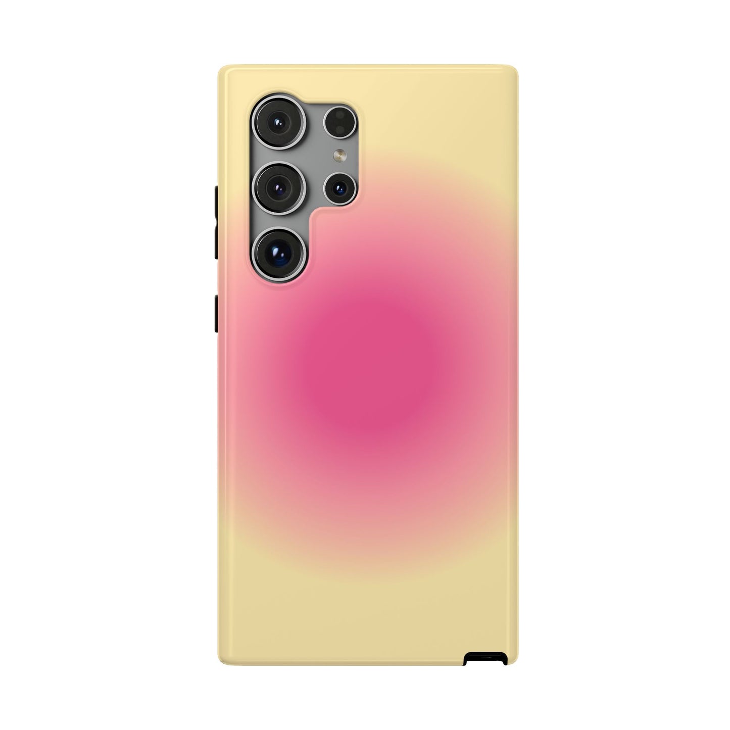 Hot Pink & Yellow Aura Samsung Case