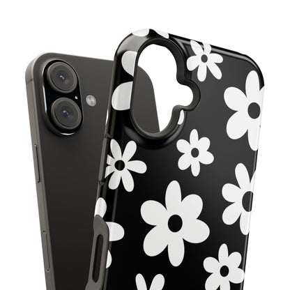 Black Flower Power iPhone Case