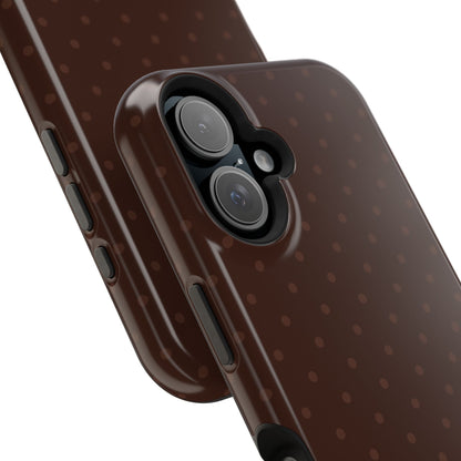 Mocha Mini Dots iPhone Case