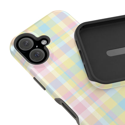 Buttercream Plaid iPhone Case